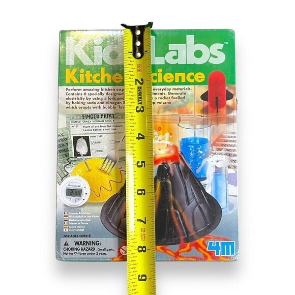 4M KidzLabs Kitchen Science Experiment Kit Volcano NEW SEALED - Picture 7 of 9